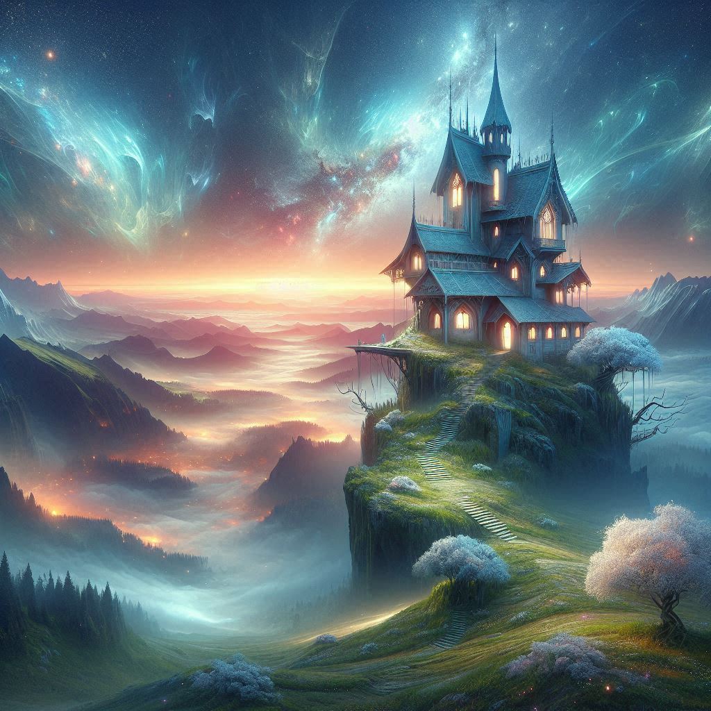 Castle on a Cliff By Taza Creations