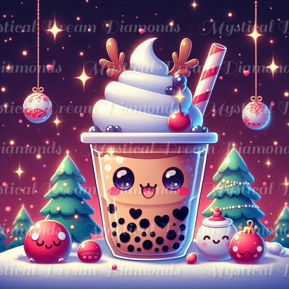 Holiday Boba Gift Box (Please add either 4 or 6 to your Cart) by Bex.Ai Art