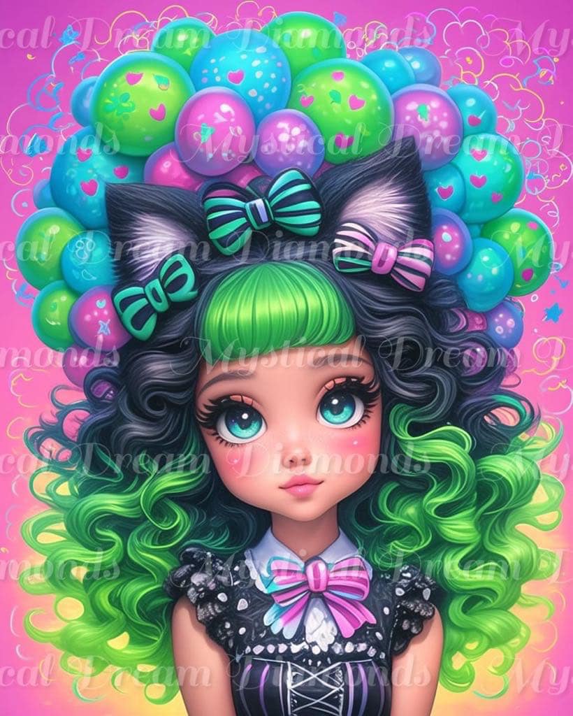 Bubble Girl by Bex.ai Art