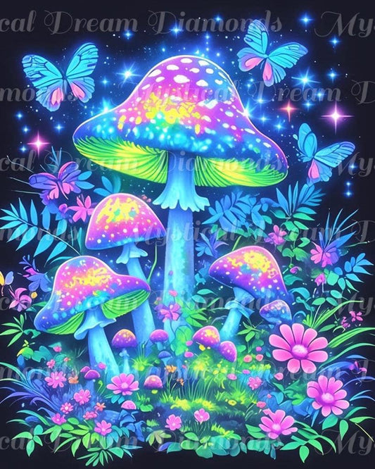 Mushroom Field by Bex.ai Art