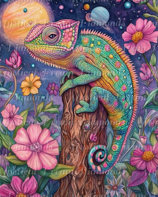 Colorful Chameleons (3 options) by Sandrietta Ai