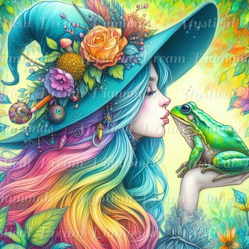 Frog Witch by Sandrietta.Ai