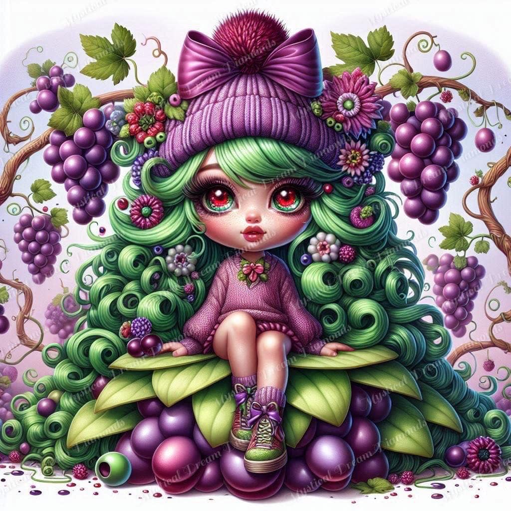 Grape Girl 2 by Taza Creations