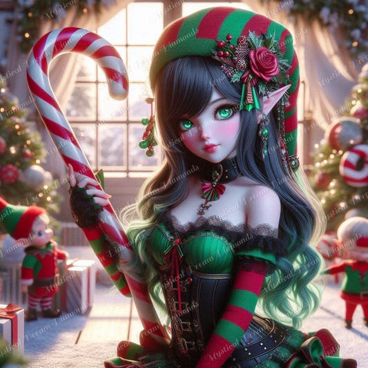 Candy Cane Elf  by Taza Creations