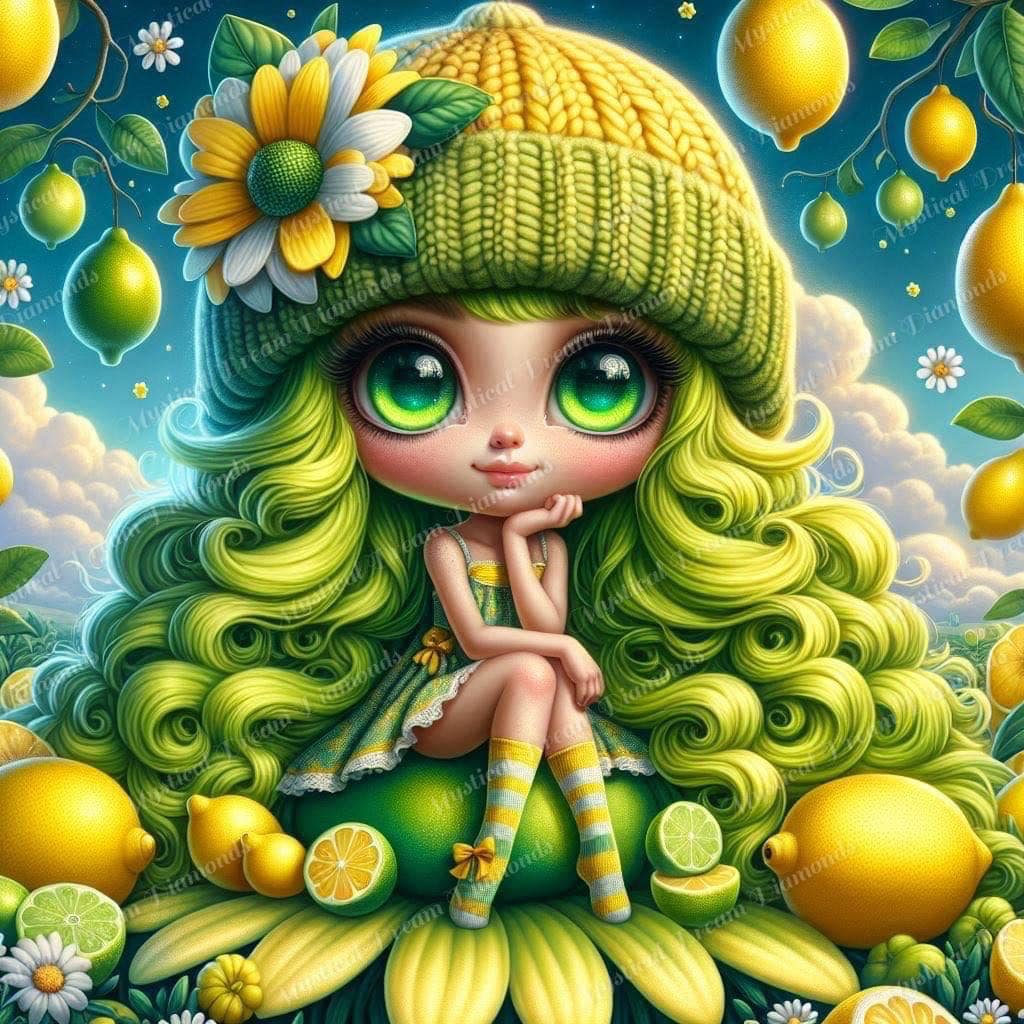 Lemon Lime Girl 2 (3 options) by Taza Creations