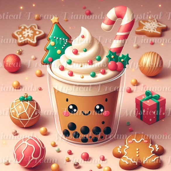 Holiday Boba Gift Box (Please add either 4 or 6 to your Cart) by Bex.Ai Art