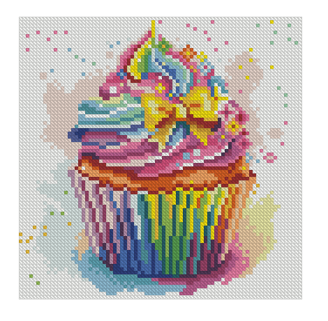 A Year of Cupcakes per Month by Cocomarshmallow Art