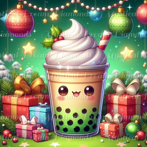 Holiday Boba Gift Box (Please add either 4 or 6 to your Cart) by Bex.Ai Art