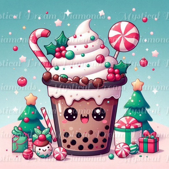 Holiday Boba Gift Box (Please add either 4 or 6 to your Cart) by Bex.Ai Art