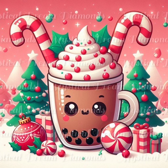 Holiday Boba Gift Box (Please add either 4 or 6 to your Cart) by Bex.Ai Art