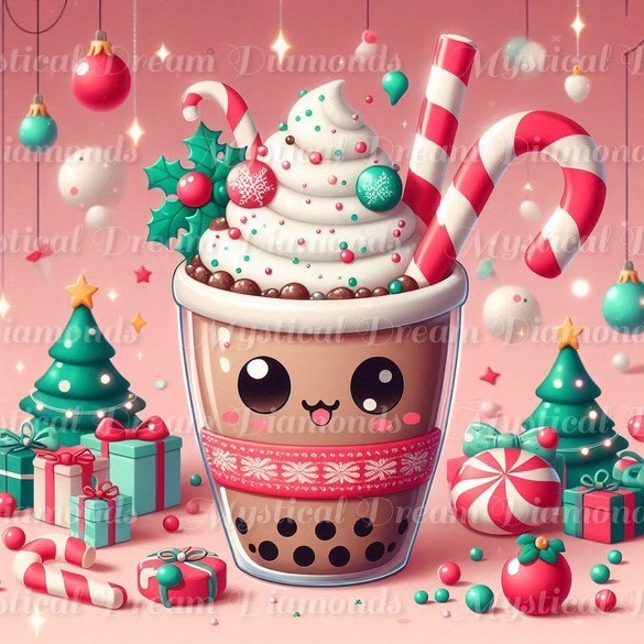 Holiday Boba Gift Box (Please add either 4 or 6 to your Cart) by Bex.Ai Art