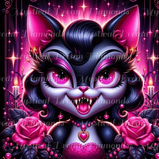 Pink Cat By Taza Creations