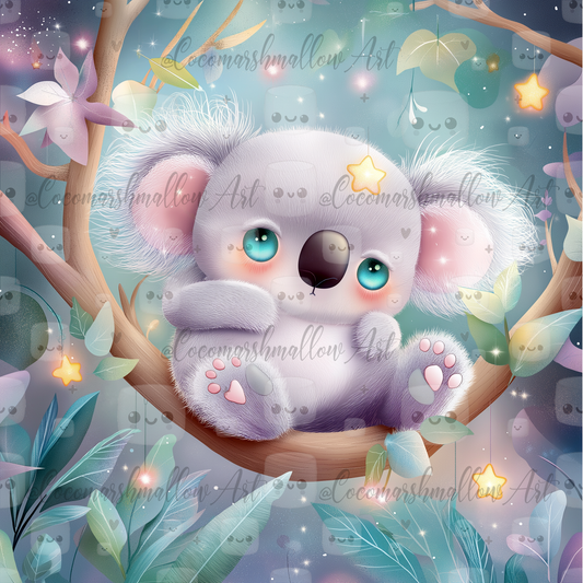 Cutie Koala by Cocomarshmallow Art