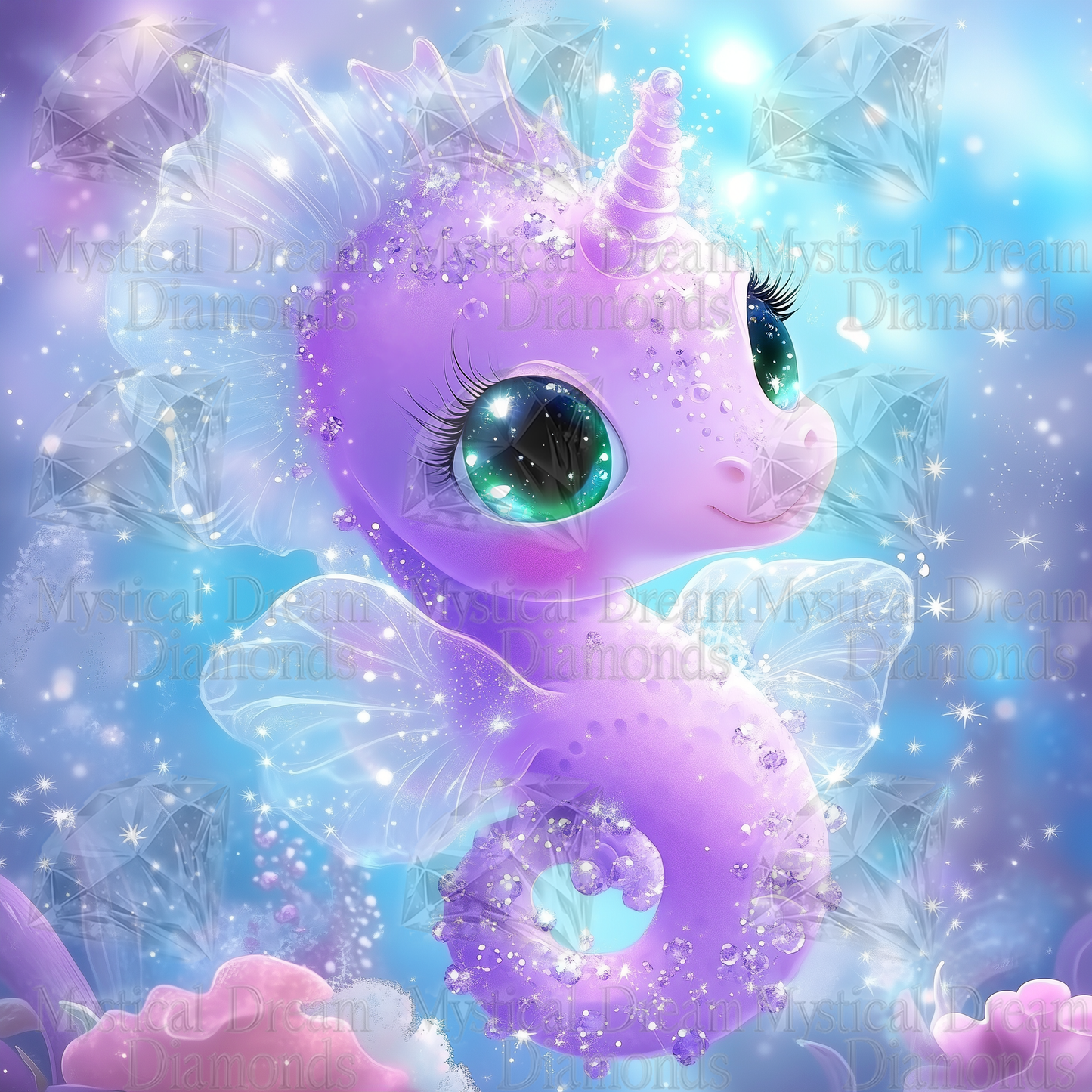 Cutie Seahorse by Cocomarshmallow Art