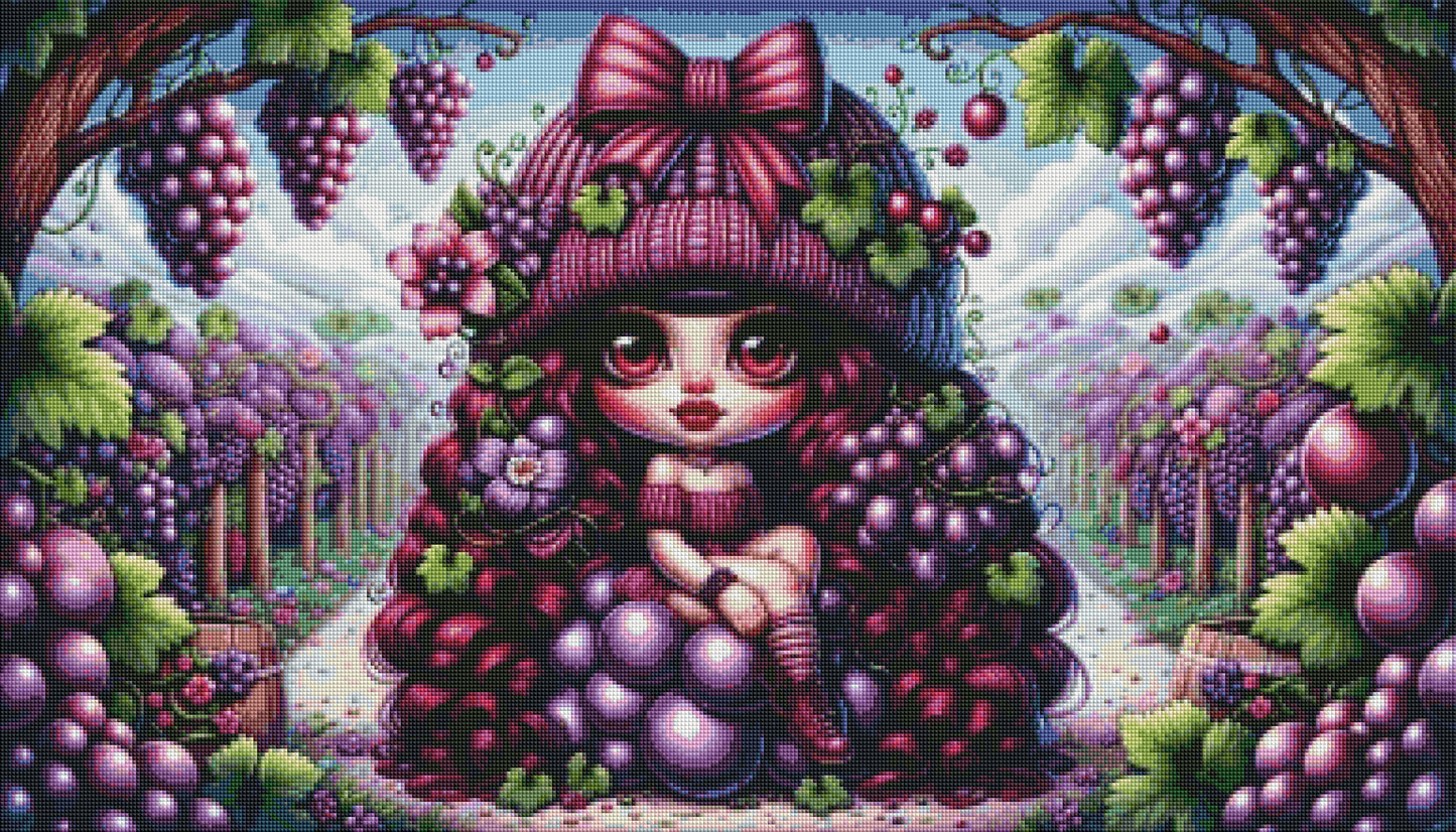 Grape Girl (2 options) by Taza Creations