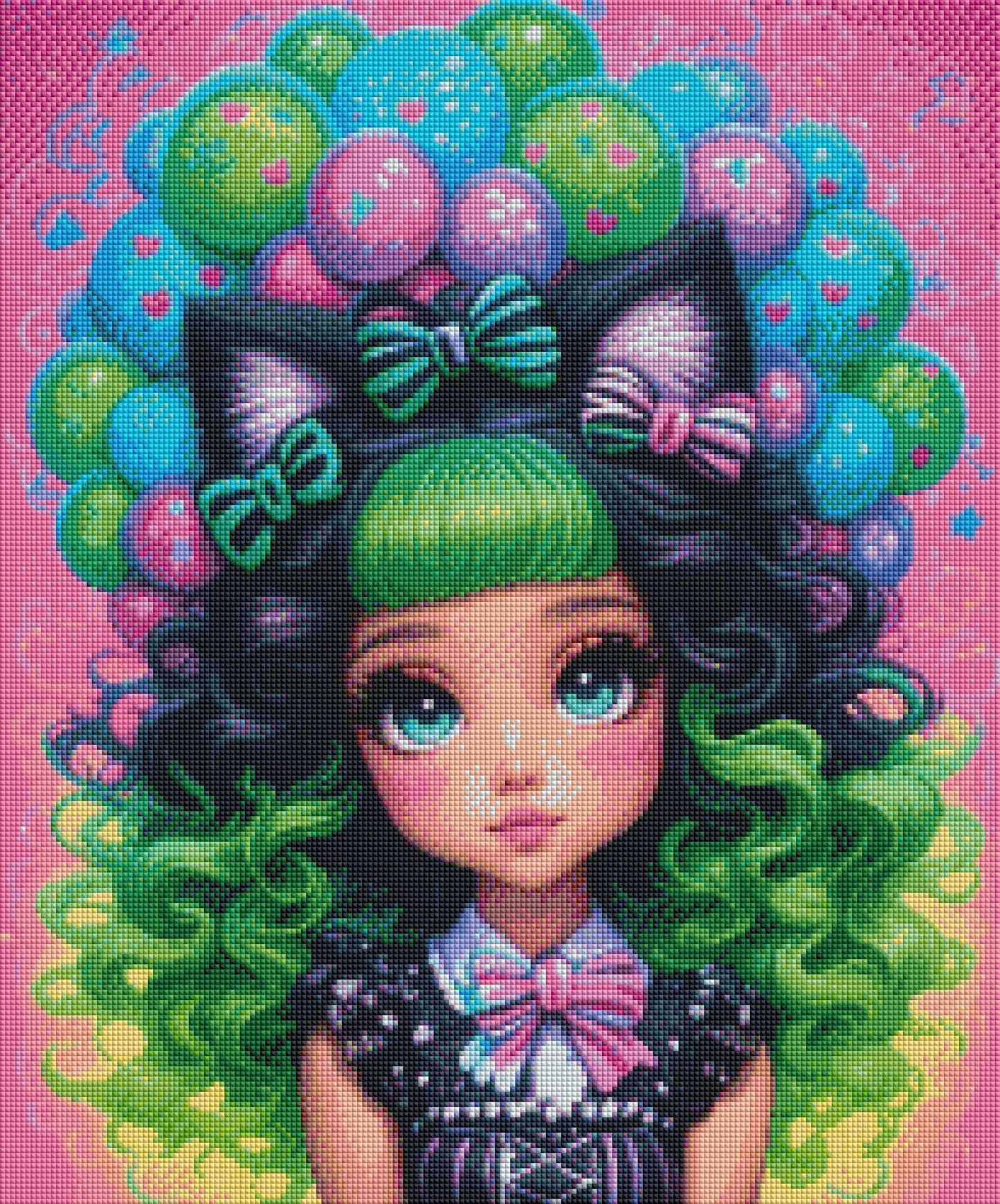 Bubble Girl by Bex.ai Art