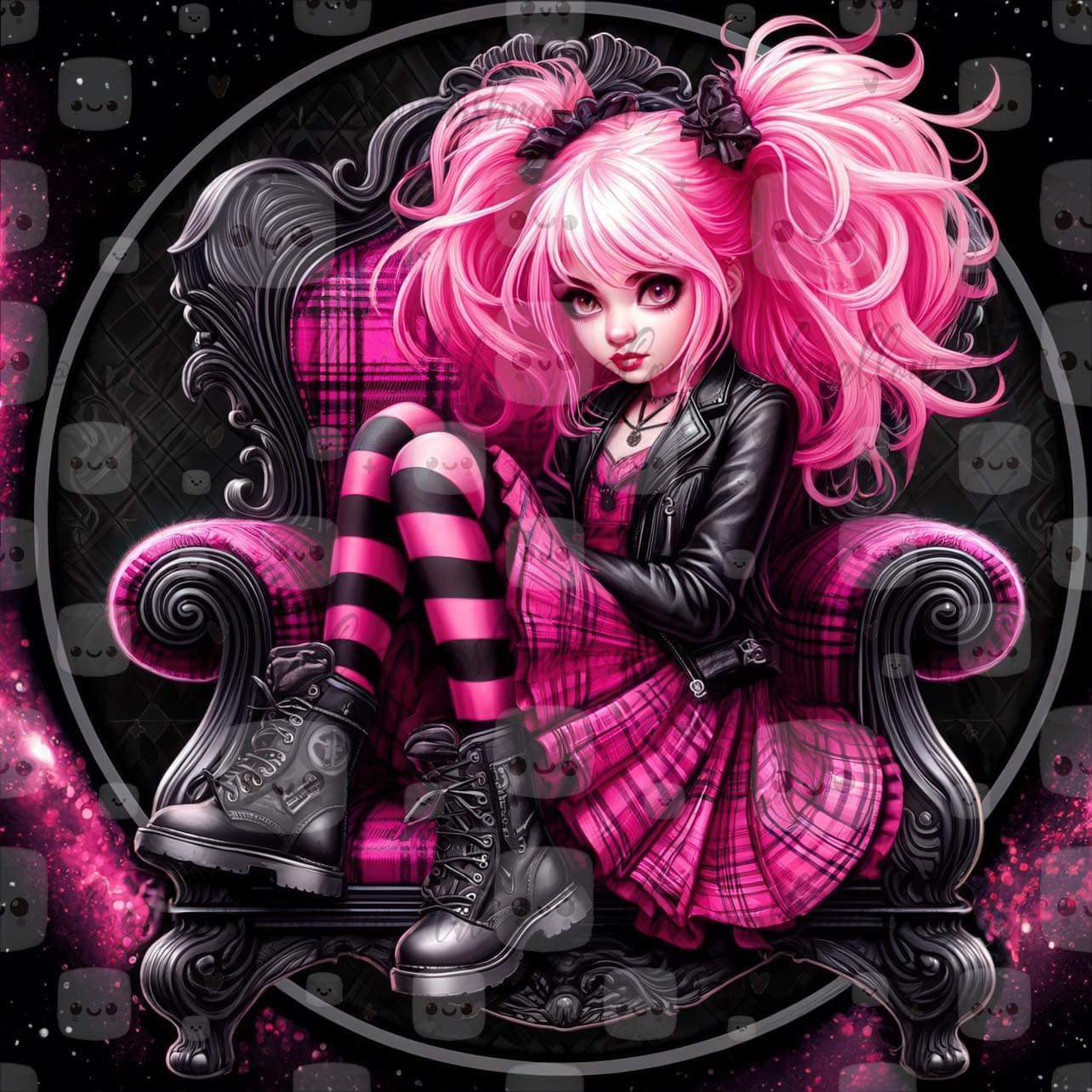 Pink Punk by Cocomarshmallow Art