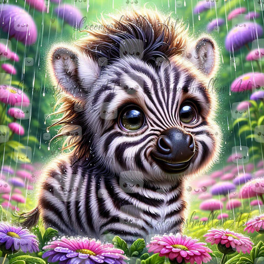 Stripes in the Rain by  Cocomarshmallow Art