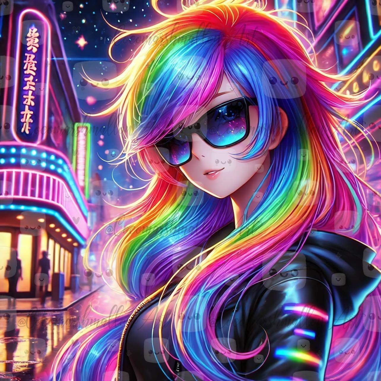 Sunglasses at Night by  Cocomarshmallow Art