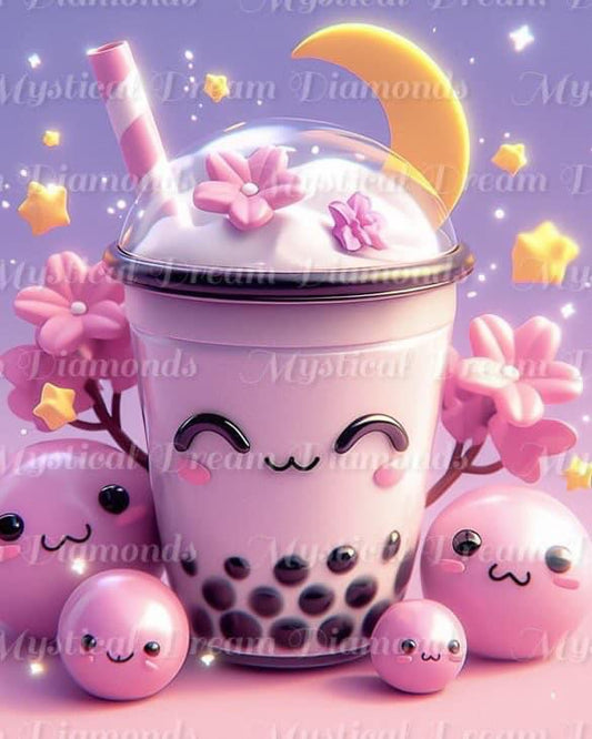 Pink Boba by Bex AI Art