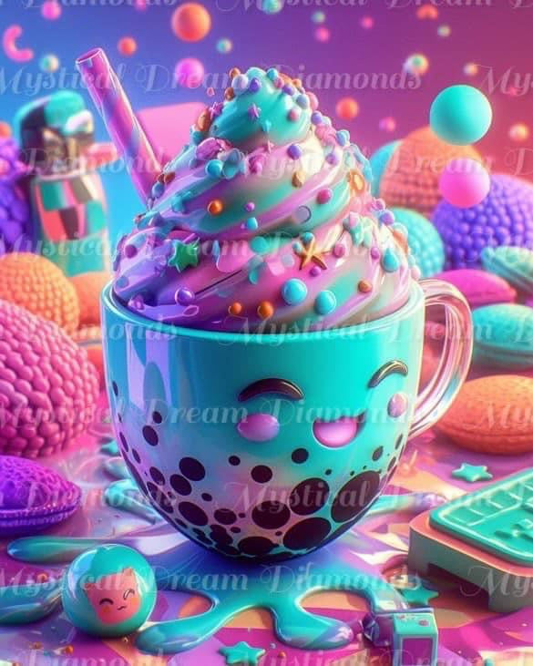 Ice Cream Boba by Bex AI Art