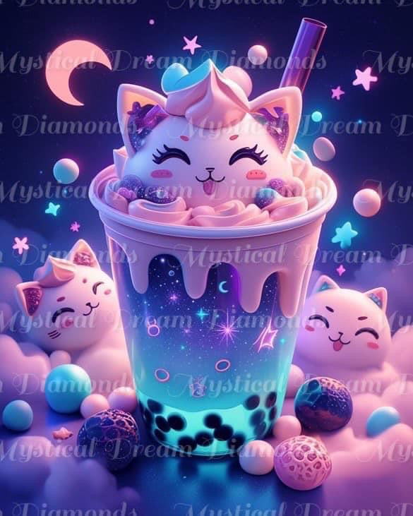 Bedtime Boba by Bex AI Art