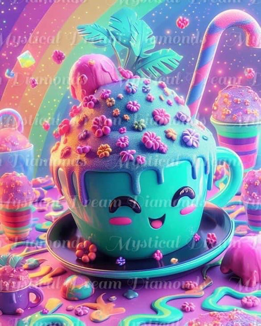 Candy Land Boba by Bex Ai Art