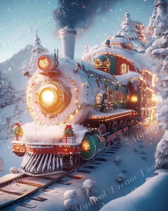 Holiday Train by Bex.AI Art (3 options)