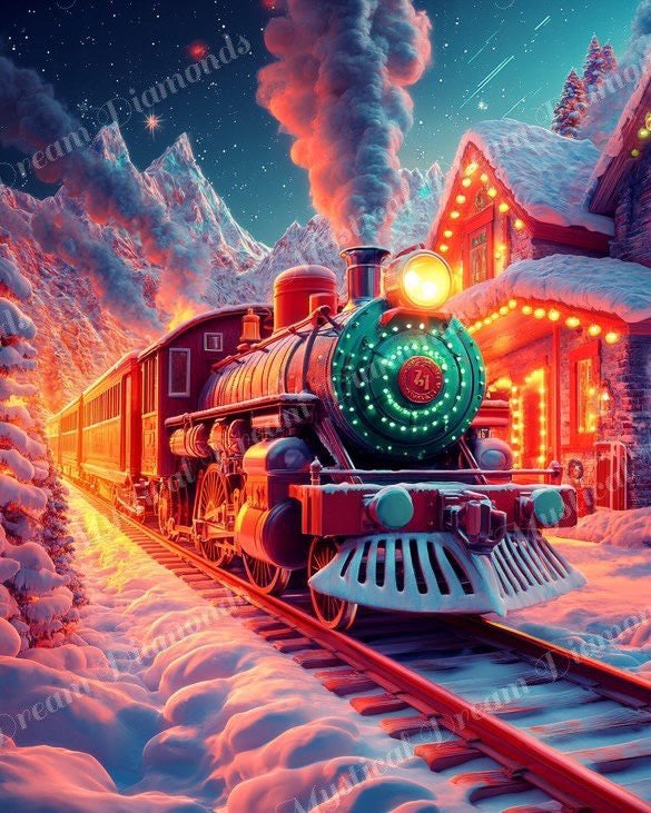 Holiday Train by Bex.AI Art (3 options)