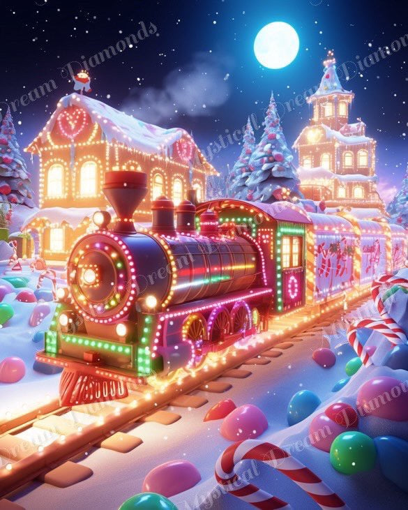 Holiday Train by Bex.AI Art (3 options)