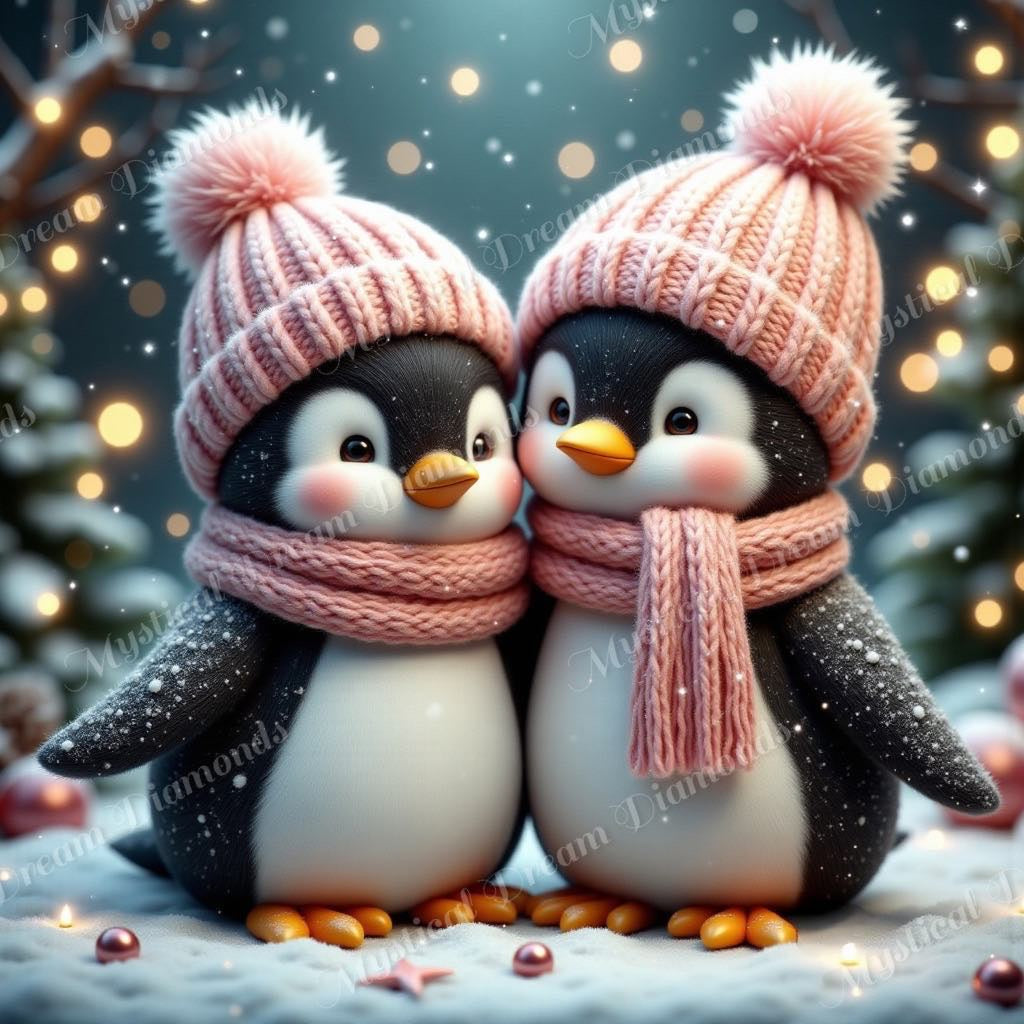 Penguin Love by Taza