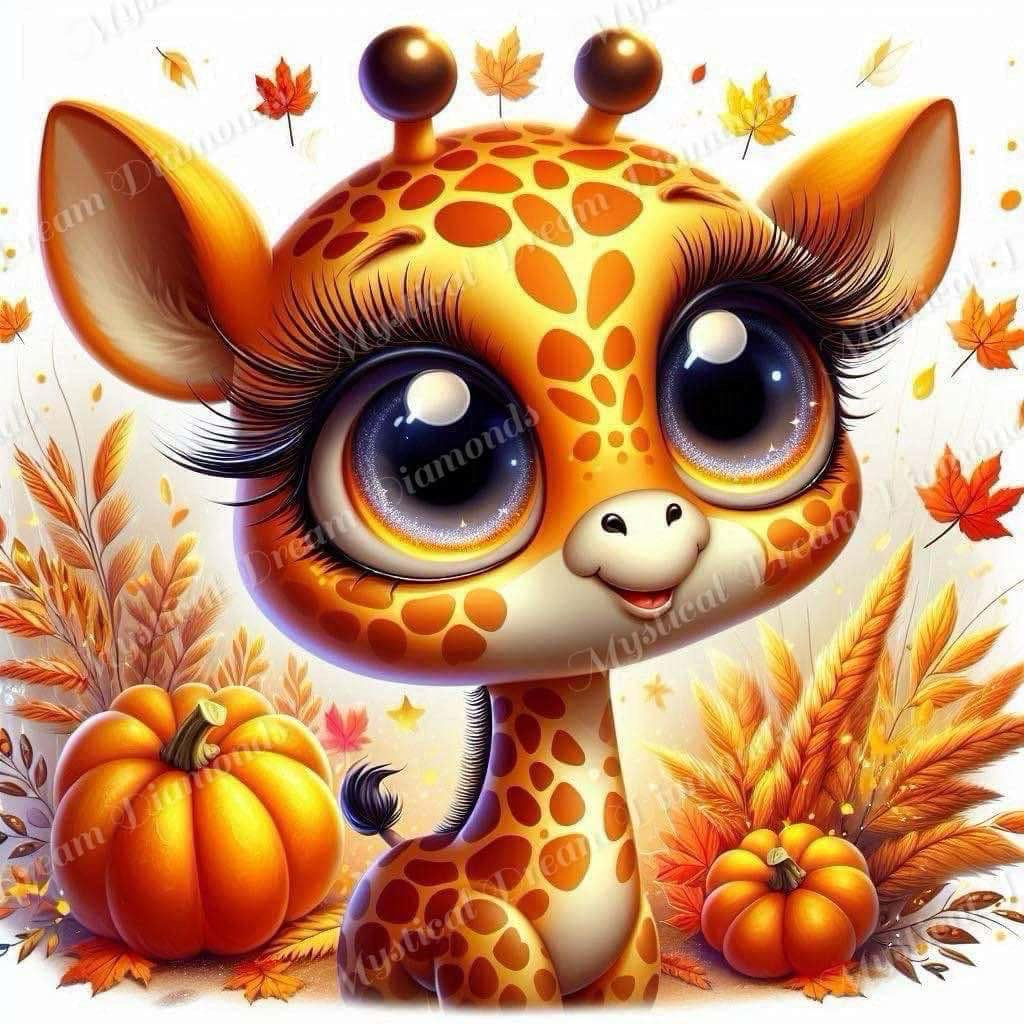 Harvest Giraffe by Raquel Price