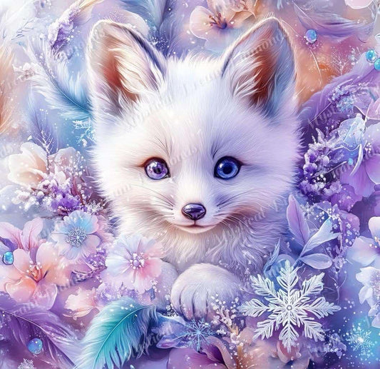 Foxie Snowflake by Sandrietta Ai