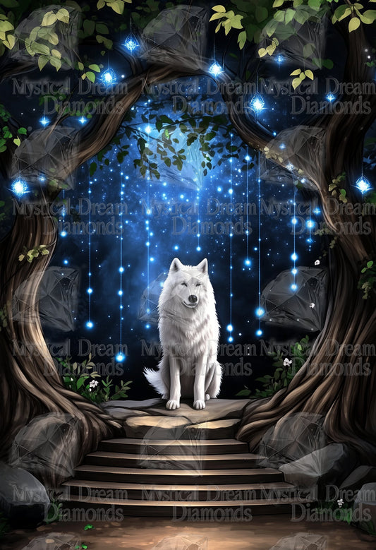 Night Wolf by Cocomarshmallow Art