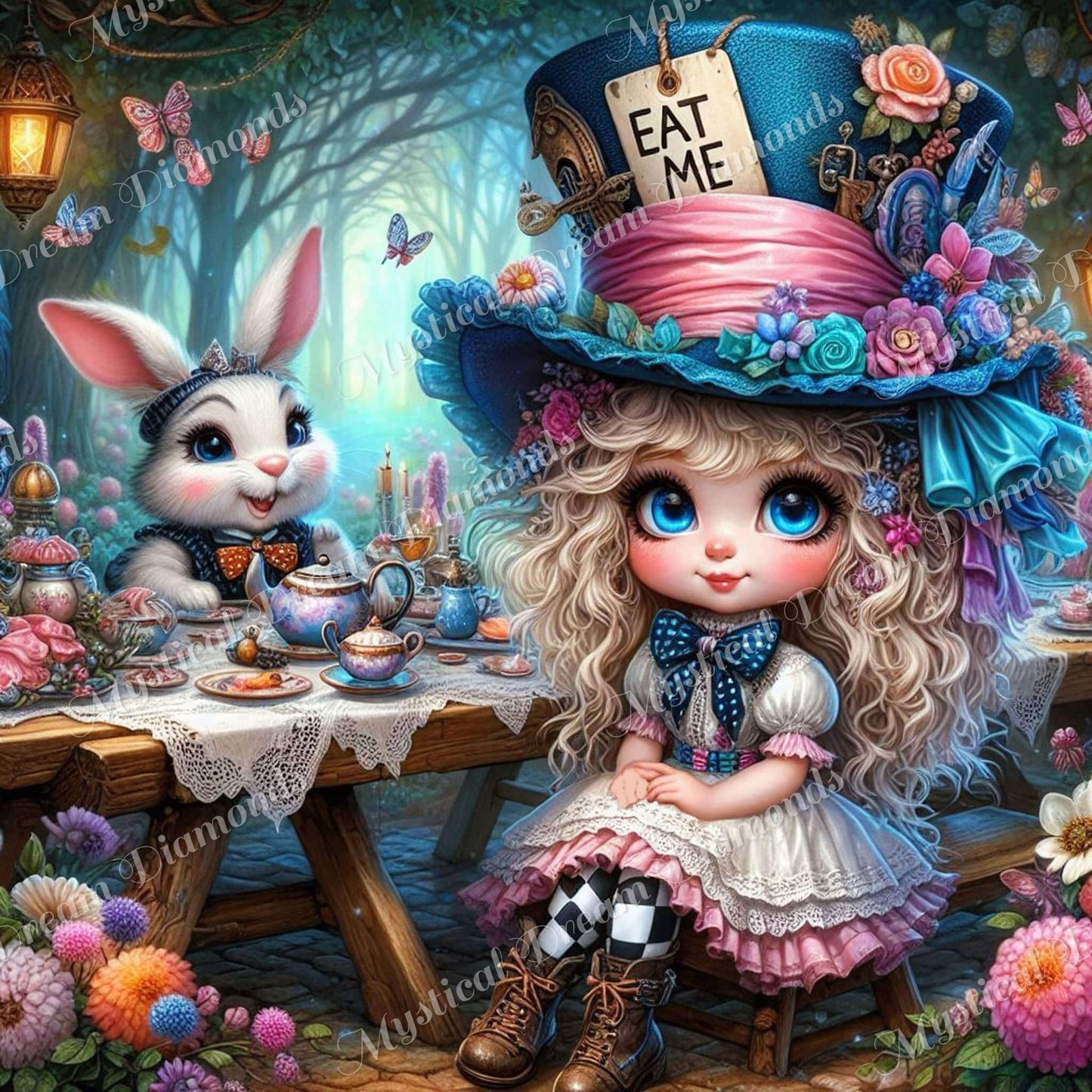 Alice N Wonderland Tea Party by Sherri Baldy