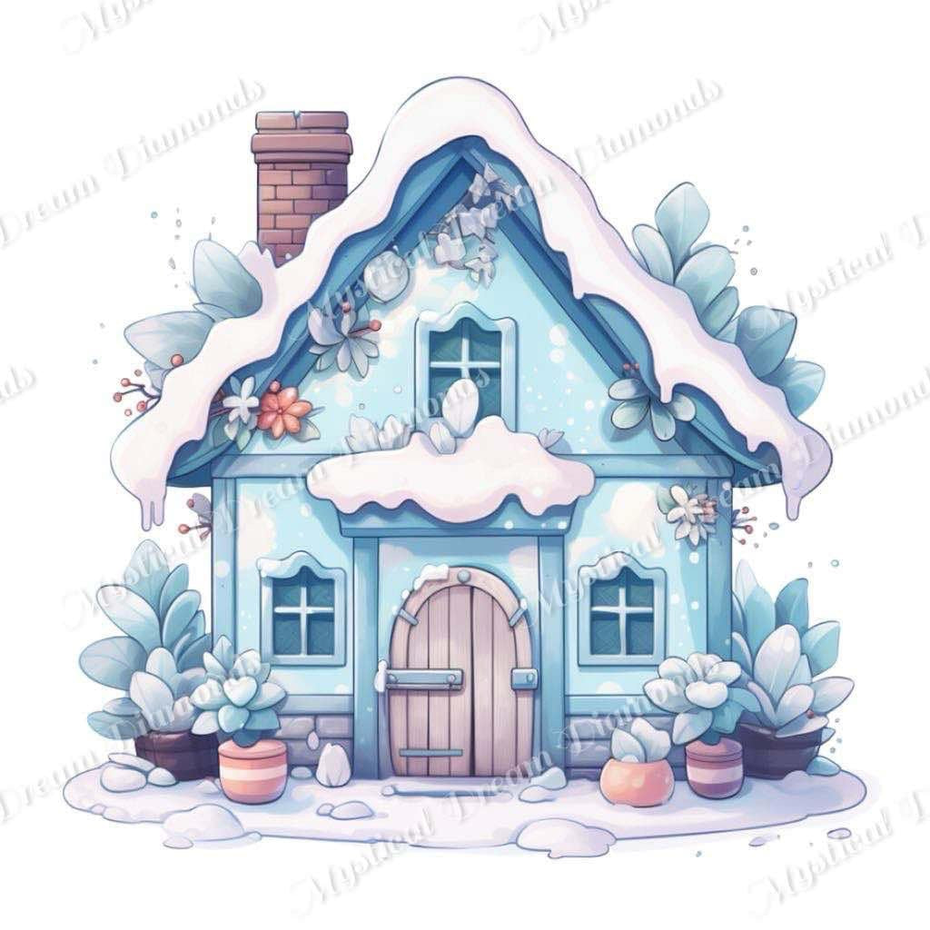 Snow Covered House