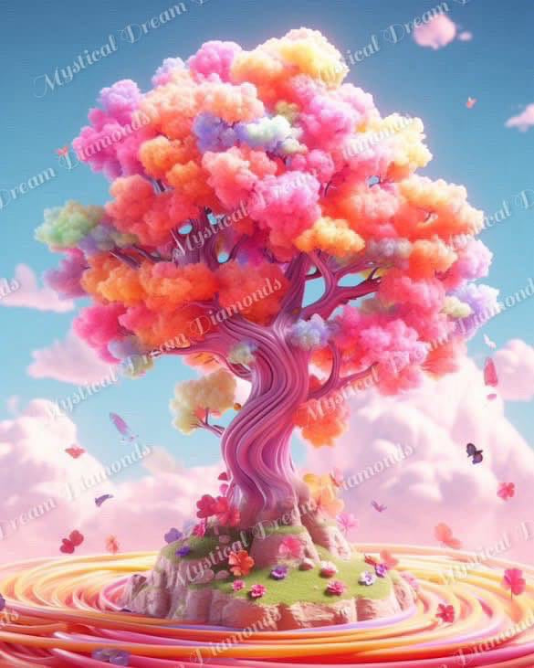 Fluffy Tree by Bex.Ai Art