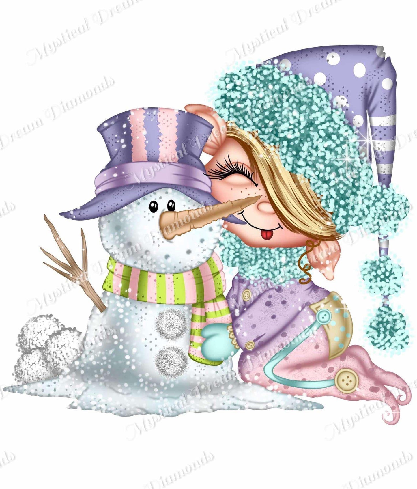 My Besties Little Miss Fancy Pants and Her Snowman by Sherri Baldy