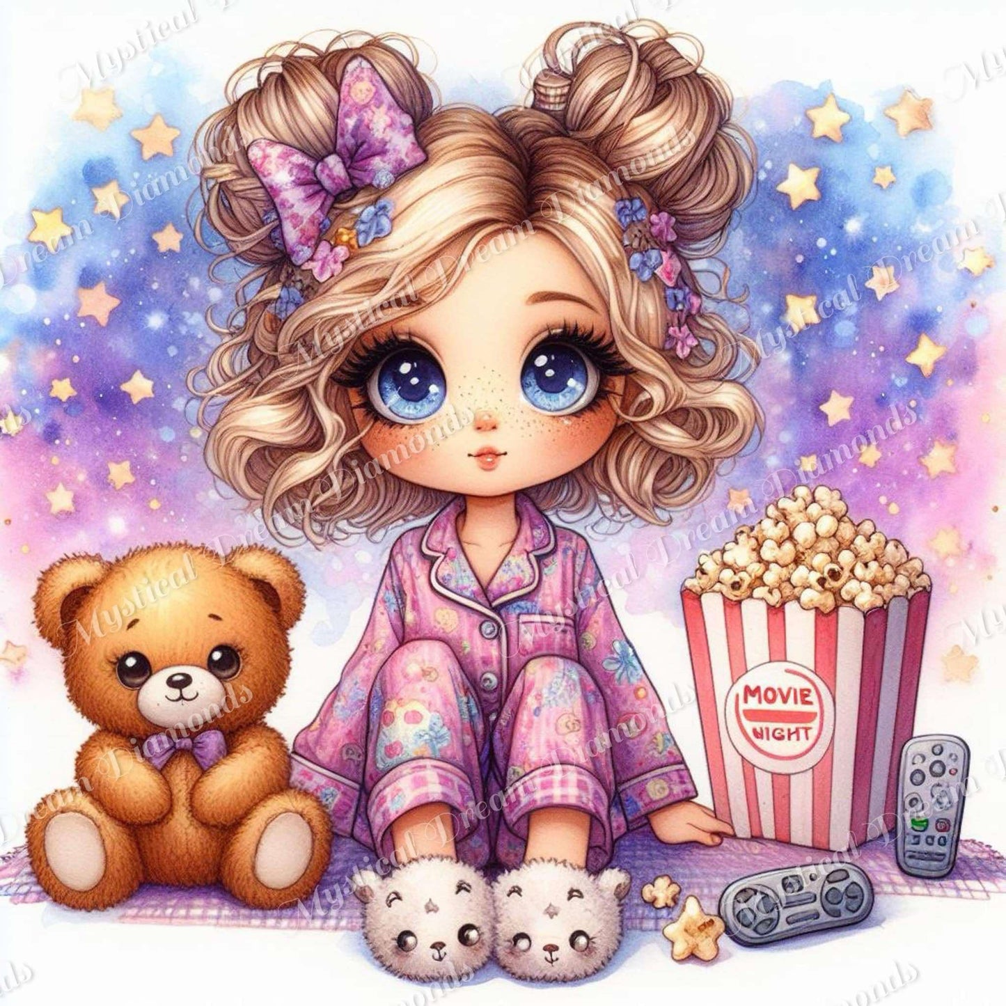 My Besties Sleepover Movie Night with Teddy by Sherri Baldy