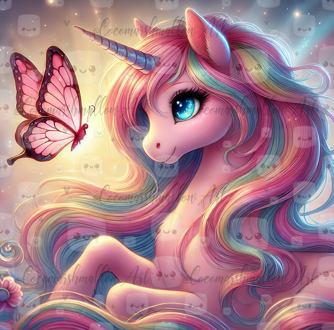 Pink Whisper by Cocomarshmallow Art