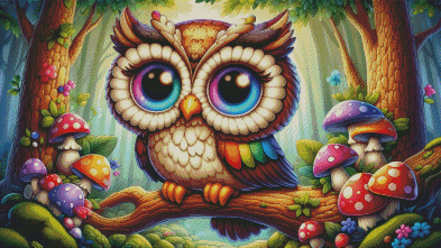 Owl of Faewood by Cocomarshmallow Art