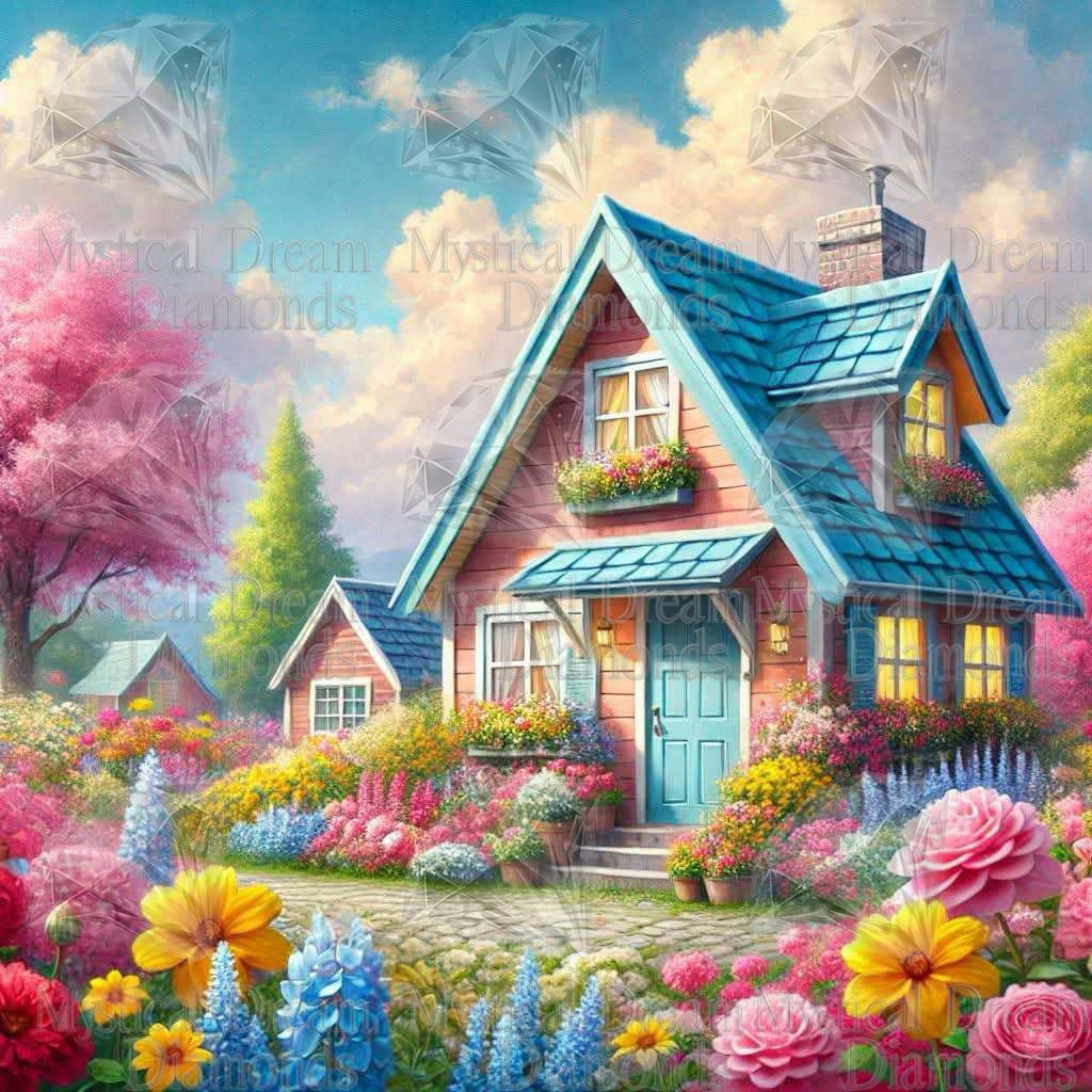 Rainbow Cottage by Melisa Vollbrecht