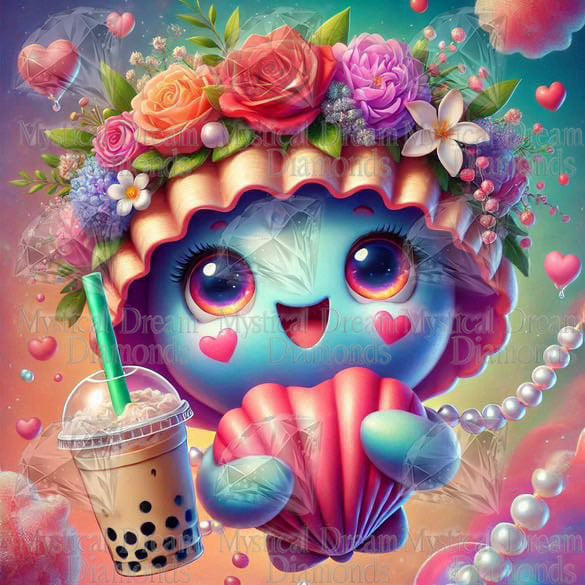 Be My Boba Valentine by Bex.Ai Art