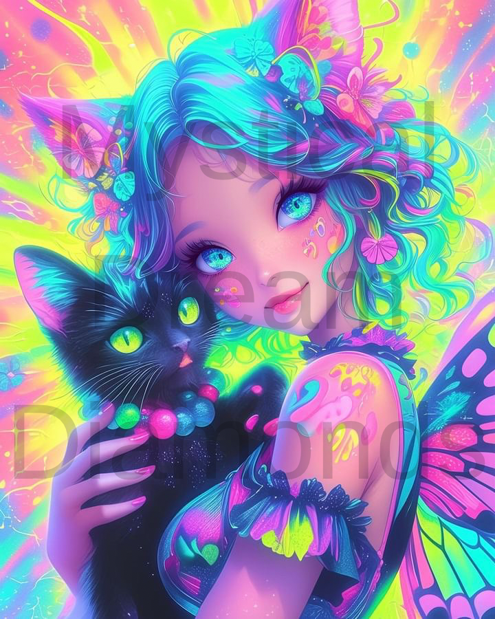 Cat Girl by Bex.ai Art