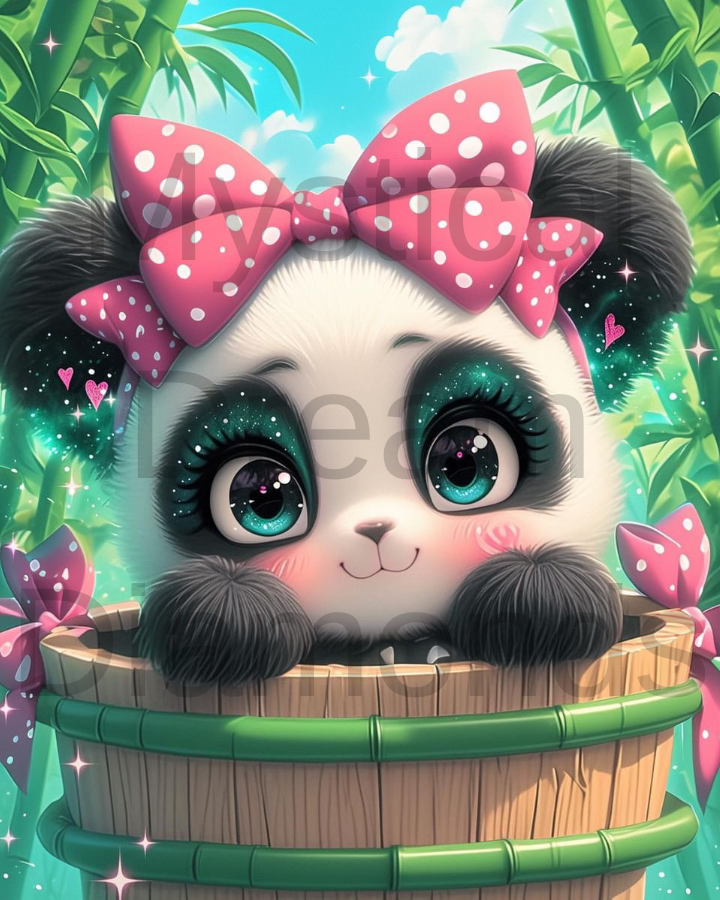 Panda in a Bucket by Bex.ai Art