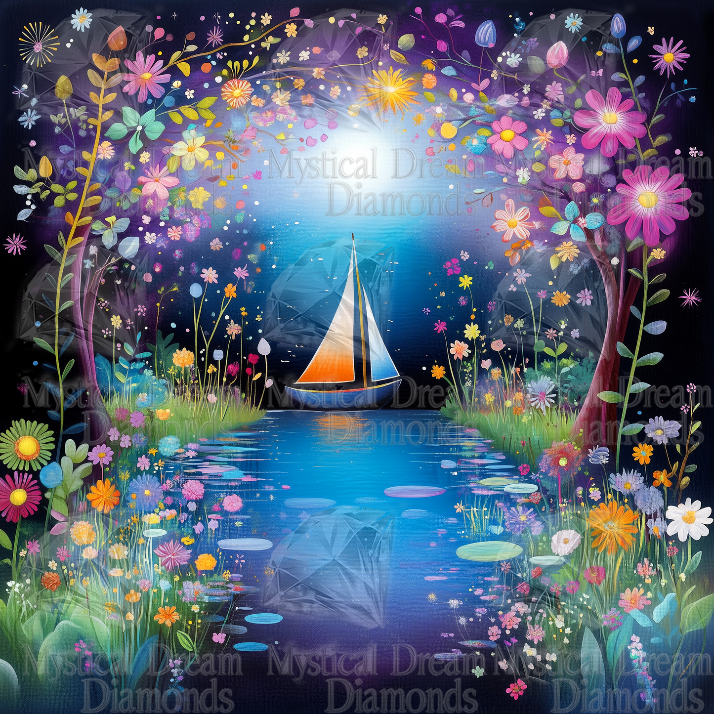 Night Sailing by Cocomarshmallow Art