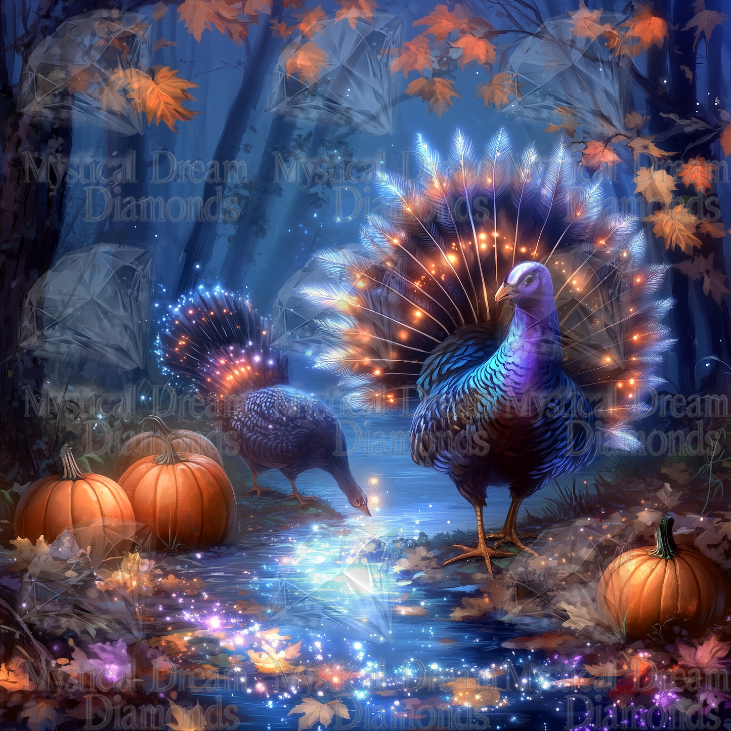 Turkey Blues by Cocomarshmallow Art