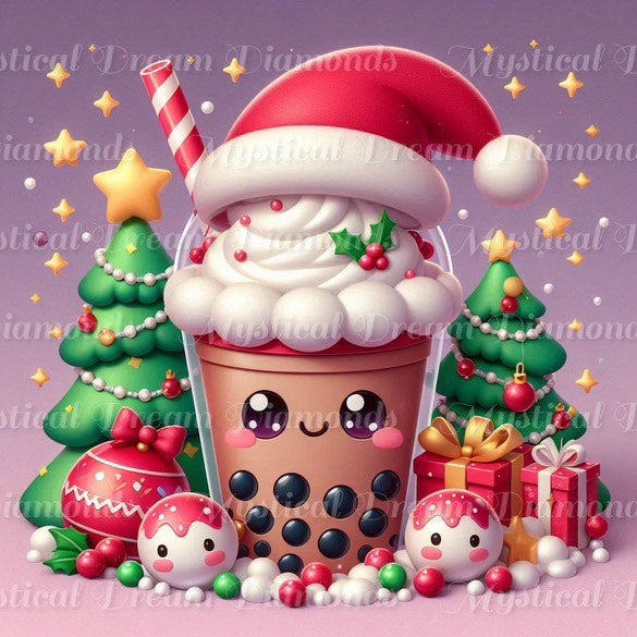 Holiday Boba Gift Box (Please add either 4 or 6 to your Cart) by Bex.Ai Art