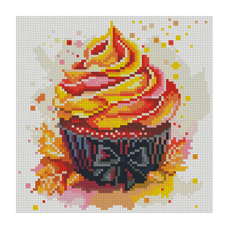 A Year of Cupcakes per Month by Cocomarshmallow Art