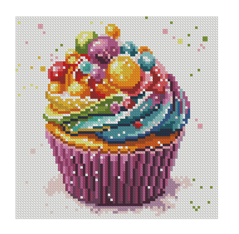 A Year of Cupcakes per Month by Cocomarshmallow Art